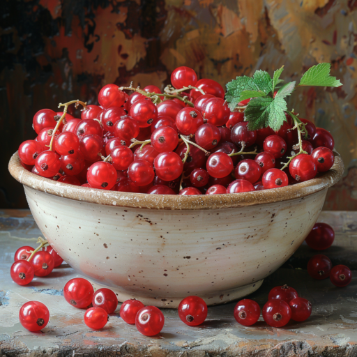 Rote Johannisbeeren können als Alternative für dieses Eis verwendet werden.